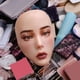 thumbnail image 4 of Cara De Práctica De Maquillaje, Juego De Cara De Práctica Cosmética 5D Tablero Facial De Maniquí De Maquillaje Reutilizable De Silicona Con Aceite Limpiador De 20 Ml Para, 4 of 7