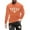 Orange, variant on VJATTWR Men's Long Sleeve Workwear Pocket T-Shirt L