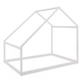 thumbnail image 4 of Full Size Wooden House Bed Frame, White, 4 of 9