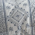 thumbnail image 5 of Indigo Ink Denim 3-Piece Navy Geometric Stripe Comforter Set, King, 5 of 5