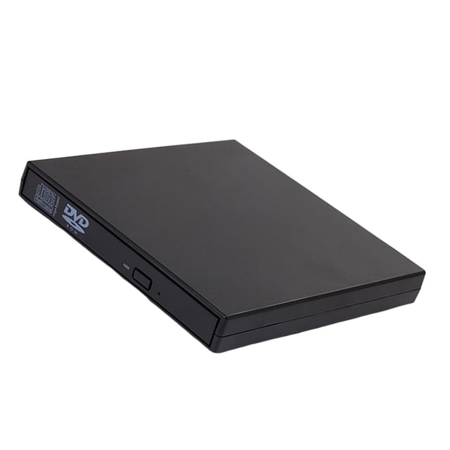 Registrador de Unidad de Externo Sunnimix USB 2.0 Grabadora de Reproductores de Negro