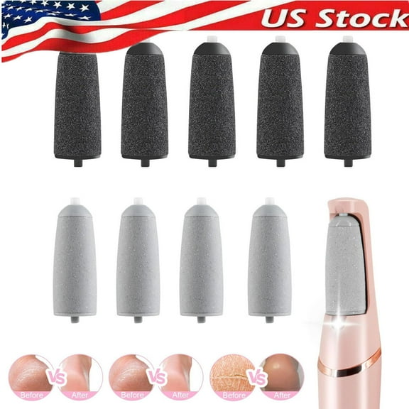 9PCS Pedicures Replacement Heads for Flawless Pedi Electric Tool Foot File Heads