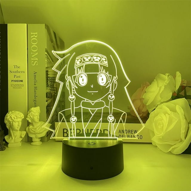 Luz LED nocturna 3D Hunters Allukas Zoldycks que cambia de color