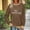 Brown, variant on GuzomFashion Long Sleeve Womens Relatable "Yes, I’m Still Cold" Slogan Sweatshirt - Polyester Spandex Oversized Crew Neck, Navy Fall Winter Casual,Size L