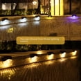 thumbnail image 5 of Luces de balaustrada solares para exteriores, luces de escalera, luces de pared para cercas, luces de paisaje para patio de villa, 5 of 5