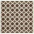 thumbnail image 6 of SAFAVIEH Cambridge Liz Geometric Wool Area Rug, Dark Brown/Ivory, 6' x 6' Round, 6 of 10