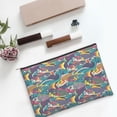 thumbnail image 6 of Hirioo Colorful Carp Streamer for Paper Reusable Cosmetic Bag Zipper Encouragement Travel Pouch Toiletry Bag for Women Girls, 6 of 7
