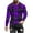 Purple, variant on Your-Sty Men's Shirts Long Sleeve T-Shirt Crew Neck Midweight Tees Classic Basic Casual Tops Plaid Shirt