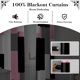 thumbnail image 3 of Cortinas opacas, color rosa tirot, 100% opacas, 240 x 245 cm, 2 paneles, 3 of 7