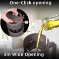 thumbnail image 4 of Dispensador de aceite de oliva Costop 2 en 1 con pulverizador de aceite de oliva, 500 ml, vidrio, 4 of 7