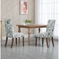 thumbnail image 5 of Set of 6 Cover Removable Interchangeable Upholstered Dining Chairs Linen Parsons Diner Chair Upholstered Fabric Dining Room Chairs with Solid Wood and Padded Seat Dining Chair (Taupe), 5 of 8