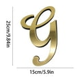 thumbnail image 3 of Huanglei Elegant Handwritten Alphabet Wall Decal For Living Spaces Minimalist Home Sticker Wall Art For Bedroom And Nursery, 3 of 4