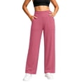 thumbnail image 4 of CQONEPT Leggings for Women High Stretch Wide Leg Yoga Pants Trendy Soft Comfy High Waisted Casual Fall Fashion Pants with Pockets, 4 of 7