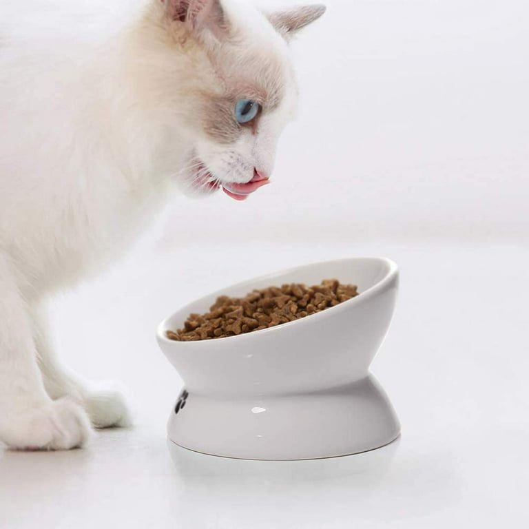 Y YHY Elevated Cat Food Bowl, Raised Pet Food and Water Bowl, Cat