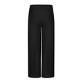 thumbnail image 5 of CHEEREAM Mens Flowy Boho Pants Baggy Drawstring Elastic Waist Ruffle Hem Pants Beach Loose Palazzo Pants with Pockets Black XL, 5 of 7