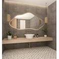 thumbnail image 4 of Bilbao Irregular Asymmetrical Bathroom and Bedroom Home Wall Mirror, 4 of 11