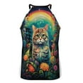 thumbnail image 4 of Cat Moon Jungle Women's Summer Vest Round Neck Sleeveless Camisole Cocktail Vest, 4 of 6