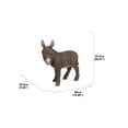thumbnail image 5 of Garden Decor Animal Statue Standing Brown Donkey Looking Left Statue, 5 of 5