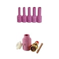 thumbnail image 1 of Boquillas de tazas de cerámica de 5 Piezas Boquilla de lente de gas Para Accesorios de Equipos de Antorcha de soldadura Zulema Tamaño de lente de gas, 1 of 7
