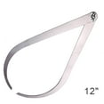 thumbnail image 1 of Caliper Clay Measuring Pottery Tool Bent clay measuring tool Leg Stainless Steel Caliper Clay Sculpture Ceramic Tool, 12 Inch, 1 of 7