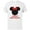 White, variant on Disney Minnie Mouse Great-Grandma Red Bow Mother’s Day - Short Sleeve Cotton T-Shirt for Adults - Customized-Natural