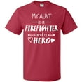 thumbnail image 3 of Inktastic My Aunt is a Firefighter and a Hero T-Shirt, 3 of 5