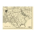 thumbnail image 2 of Historic County Map - Harris County Texas - General Land Office 1893 - Vintage Wall Art, 2 of 4