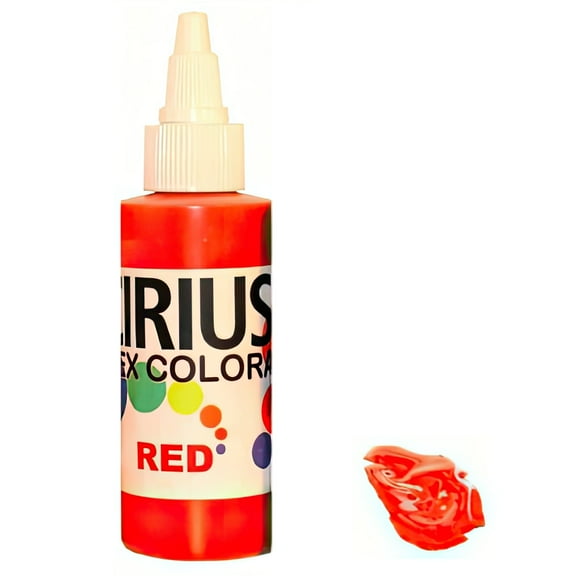 Red - 2 oz. Latex Pigment - by Cirius Paints for Painting Latex Surfaces