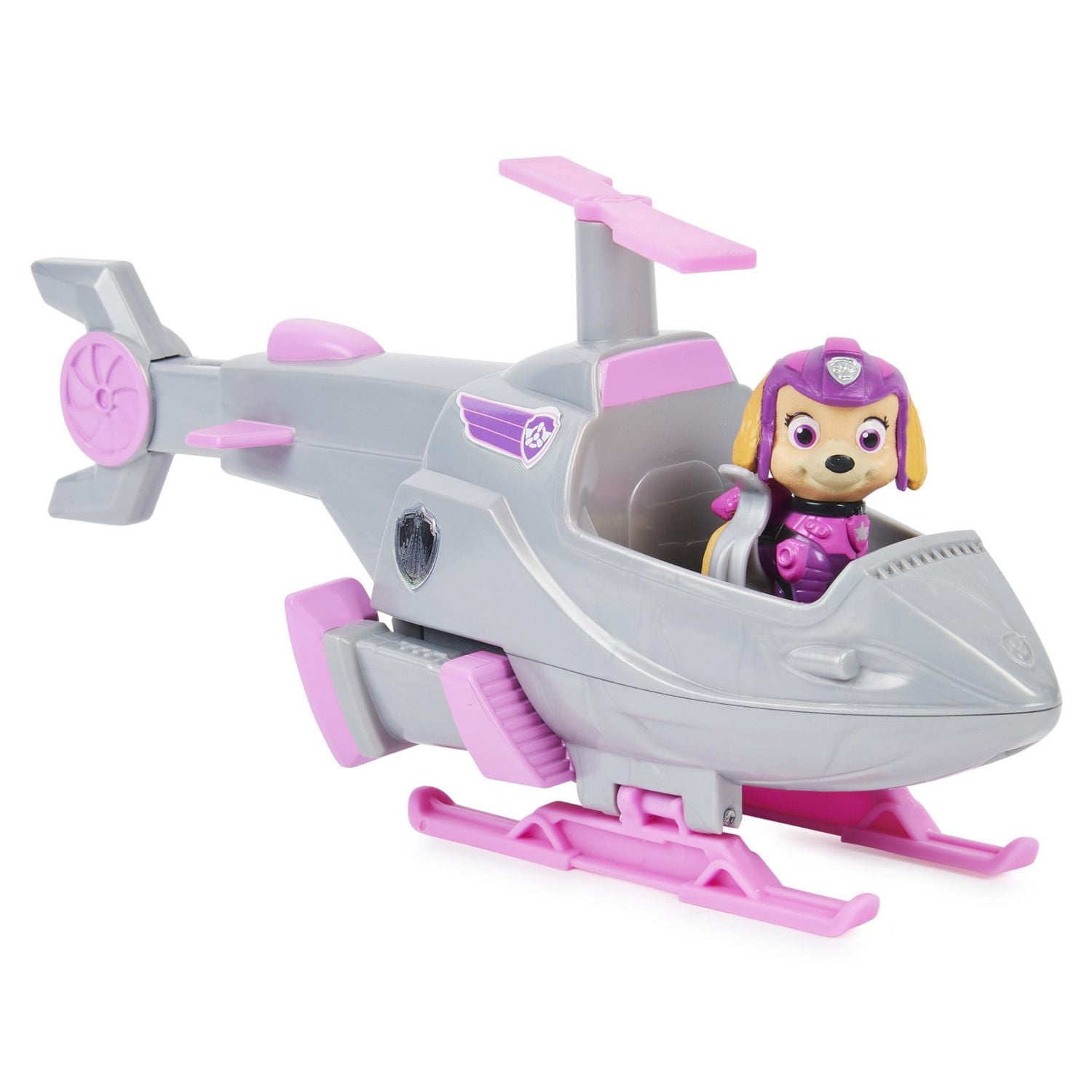 PAW Patrol, Skye’s Deluxe Movie Transforming Toy Car with Collectible Action Figure, Kids Toys for Ages 3 and up