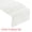 White, variant on Gold Table Runner 70" x 11", Long Shining Sequin Table Runner