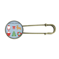 thumbnail image 1 of Broche de Metal antiguo Unbranded Resumen de Navidad rojo, 1 of 3