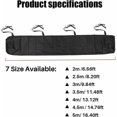 thumbnail image 5 of Whataatahia Bolsa de protección para toldos, Cubierta para toldos de Patio a Prueba de Polvo de 5 m, Cubierta de Almacenamiento para toldos de Patio Gris, protección Impermeable en Invierno Negro, 5 of 5