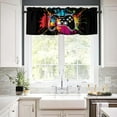 thumbnail image 4 of Gamepad Curtain Valances，Window Boys Girls Game Controller Valance Treatments Cool Playing Gamer Half Curtains Short Topper for Bedroom, Kitchen, Living Room, 54x18in, 4 of 6