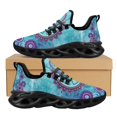 thumbnail image 1 of Zapatos de exterior ligeros con estampado de girasol y diseño de logotipo de paz de moda, cómodos y transpirables con cordones para correr, 1 of 6