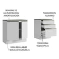 thumbnail image 4 of Mueble Modulo Para Baño Gabinete Lavabo Madesa 140cm BB, 4 of 10