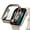 Black + Rosegold, variant on 2-in-1 Waterproof Case for Apple Watch Screen Protector,Fit For iWatch Series 9/8/7 41mm,Built-in Tempered Glass Film Face Protective & PC Bumper Cover Ultra-Thin Case,Black + Silver