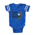 thumbnail image 1 of CafePress - Score With A Basketball Player Baby Football Bodys - Cute Infant Baby Football Bodysuit, 1 of 1