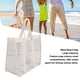 thumbnail image 3 of Bolsa De Playa De Malla, Bolsa De Playa Multifuncional De Viaje Transparente Para Exteriores, 3 of 7