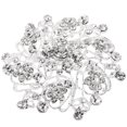 thumbnail image 4 of 1Pcs Elegant Flower Brooch Pin Rhinestone Alloy Silver Decorative Accessory For Women Clothes Shawl, 4 of 8
