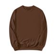thumbnail image 5 of Lars Amadeus Men's Casual Long Sleeve Solid Color Basic Round Neck Pullover Sweatshirt, 5 of 6