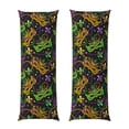 thumbnail image 1 of Balery Mardi Gras Surface Funda Protectora para Almohada Corporal de Algodón Hipoalergénico con Cierre(55 x 21 pulgadas), Almohadas No Incluidas, 1 of 7