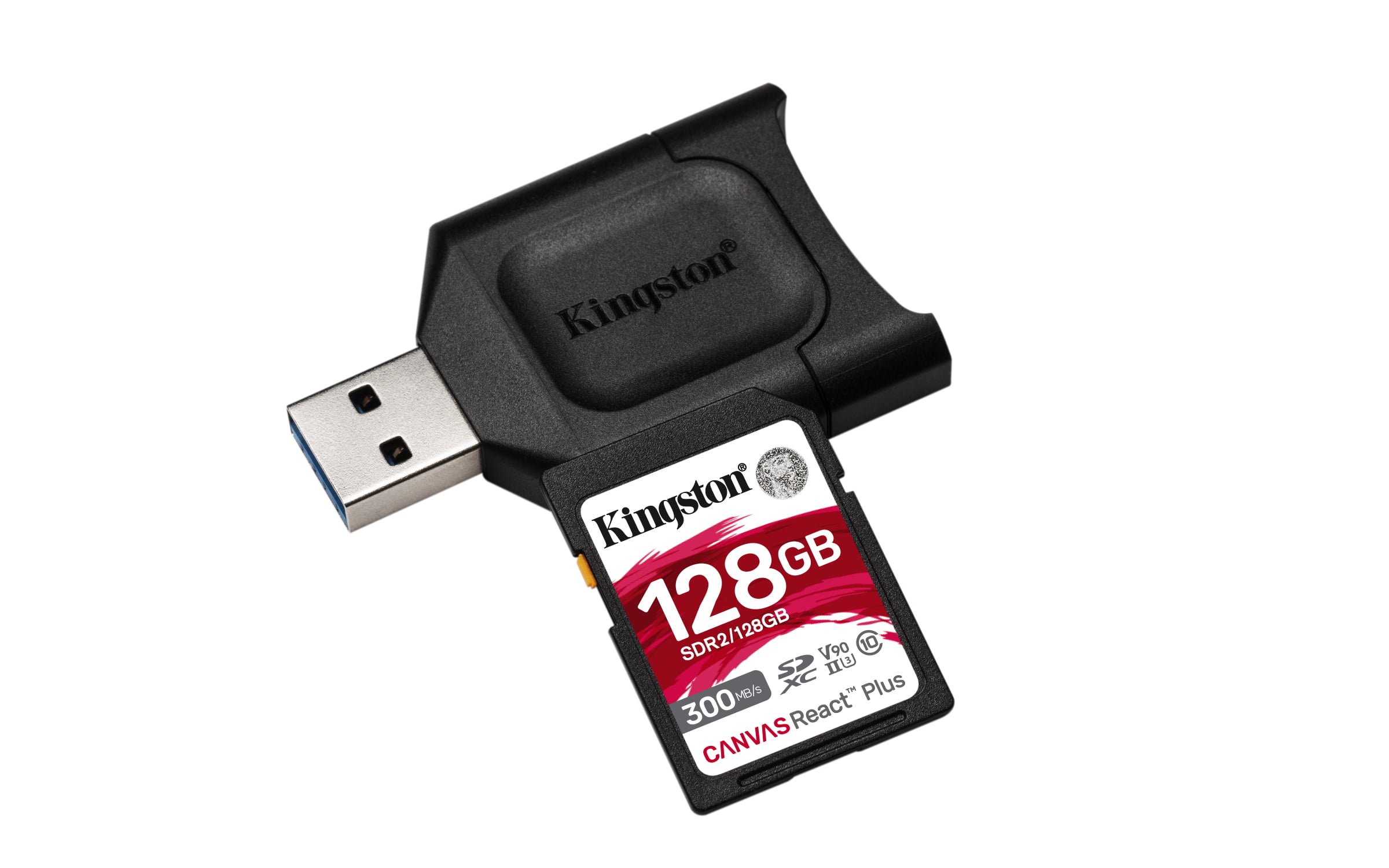 SanFlash Kingston 64GB React MicroSDXC for Micromax E484 with SD Adapter 100MBs Works with Kingston