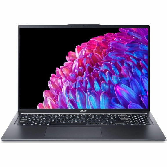 Acer Swift Go 16" Laptop, Intel Core Ultra 5 125H, 8GB RAM, 512GB SSD, Windows 11 Home, SFG16-72-5844