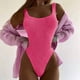 thumbnail image 1 of WILLBEST Trajes de Baño de Natación Para Mujer Trajes de Baño de Cintura Alta Para Mujer Traje de Baño Cruzado Con Lazo En La Espalda Traje de Baño Monokini Traje de Baño de 1 Pieza, 1 of 5
