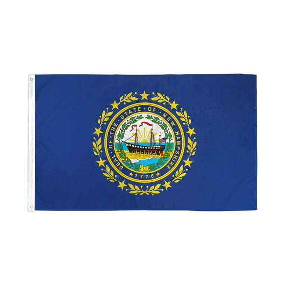 New Hampshire 3'X5' State Flag ROUGH TEX® 68D Nylon