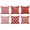 Red, variant on BallsFHK 6PC/Set Home Decorative Pillowcase Cotton Linen Sofa Cushion Throw Pillow Cover