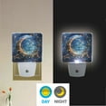 thumbnail image 2 of Yayeee LED Night Light for The Home Plug in With Light Sensors 2 Pack, Crystal Moon, 2 of 6