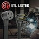 thumbnail image 2 of Cable de extensión para soldador YESWELDER, 50 pies, 250 V, 8 AWG, NEMA 6-50, 2 of 6