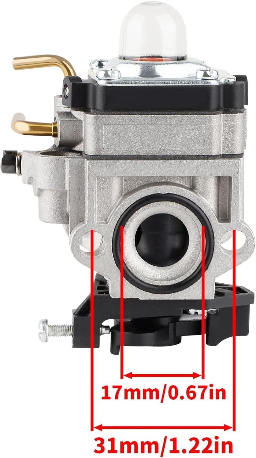 Carburetor Replacement for Ryobi 308054129 RY38BP 175 MPH 760 CFM 38cc Gas Backpack Leaf Blower
