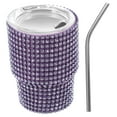 thumbnail image 2 of Mini Tumbler Bling Tumbler Diamond Tumbler with Straw Small Glitter Tumbler for Beer, 2 of 9